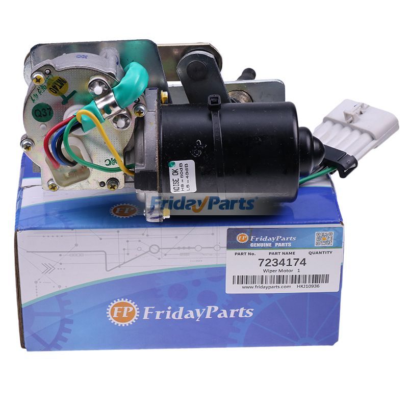 Wiper Motor 7234174 for Bobcat Loader A770 773 S450 S510 T450 T550 T590