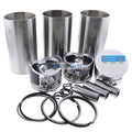 Four Matching Cylinder Liner Kit for Yanmar 3TNE88 Komatsu 3D88 Engine