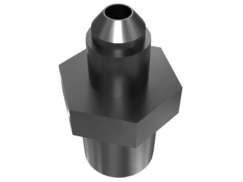 001-6449 37 Degree Flare to NPTF End Straight Adapter