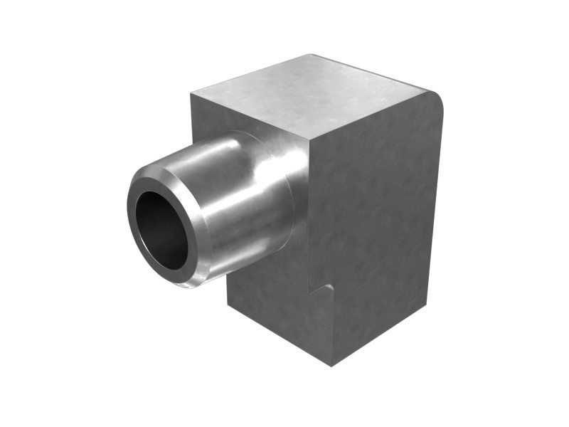 003-2143 3/8" NPTF Thread 90 Degree Elbow Adapter