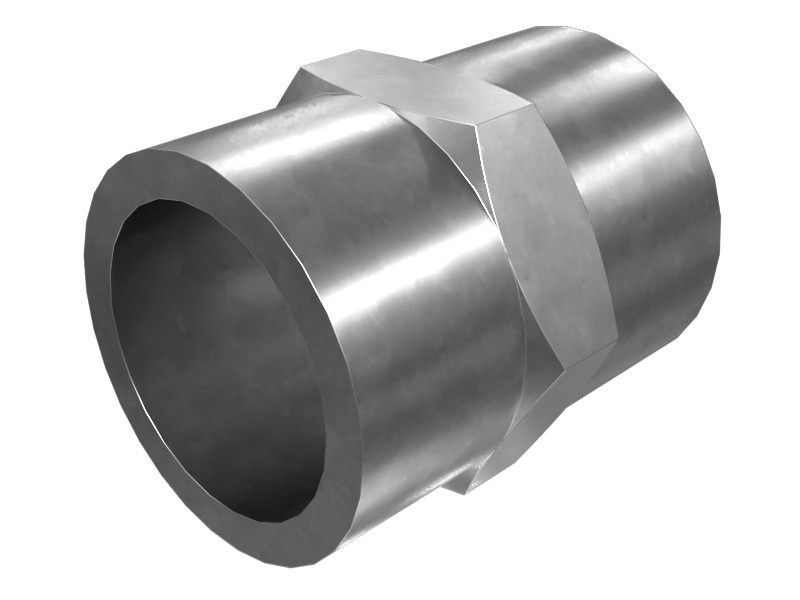 003-9514 3/8-18 NPTF Hex Head Straight Adapter