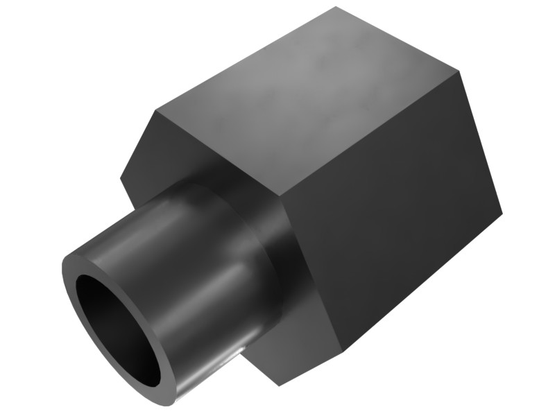 004-5703 NPTF End Straight Adapter