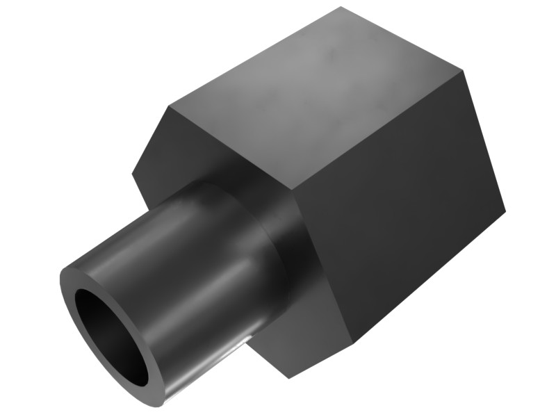 007-0950 NPTF End Straight Adapter