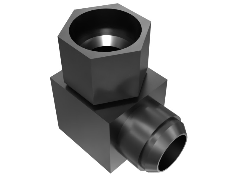 031-5744 1-5/16-12 Thread 90° Elbow Adapter