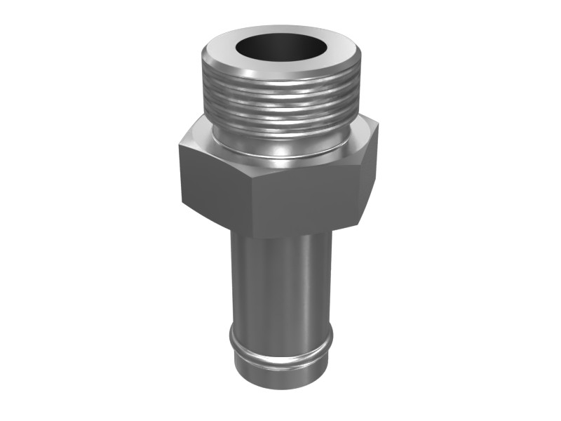 033-6783 STOR to Hose Flange End Straight Adapter