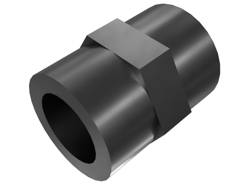 044-4101 NPTF End Straight Adapter