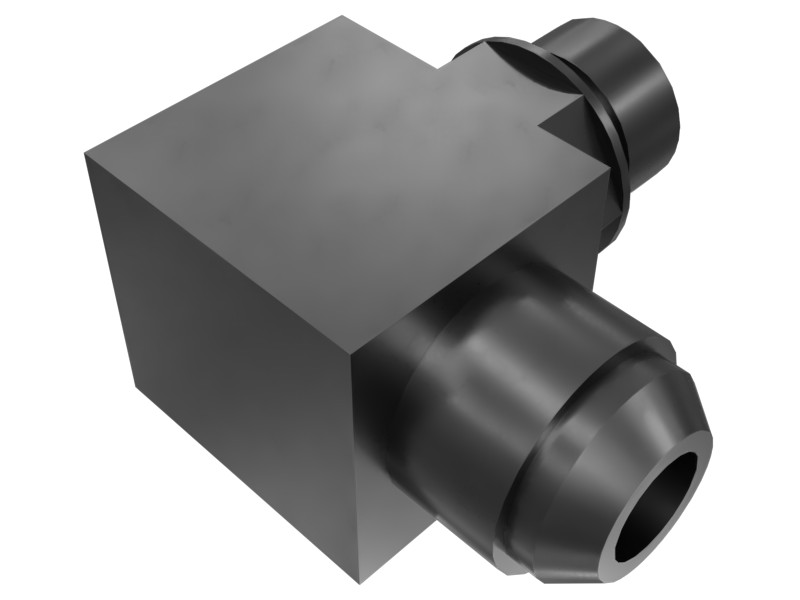 068-4174 1-1/16-12, 7/8-14 Thread 90° Elbow Adapter