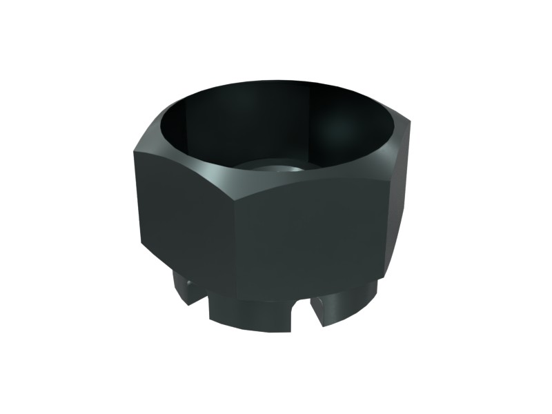 095-1235 M42 x 4.5 mm Hex Slotted Nut