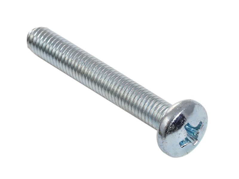 096-2591 M5-0.8 x 35 mm Round Flat Head Phillips Screw
