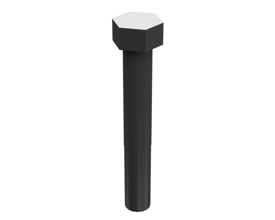 0L-1648 3/8"-24 x 2 1/2" Hex Head Bolt