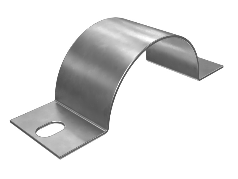 101-8296 161 mm Long Single Tube Saddle Clamp