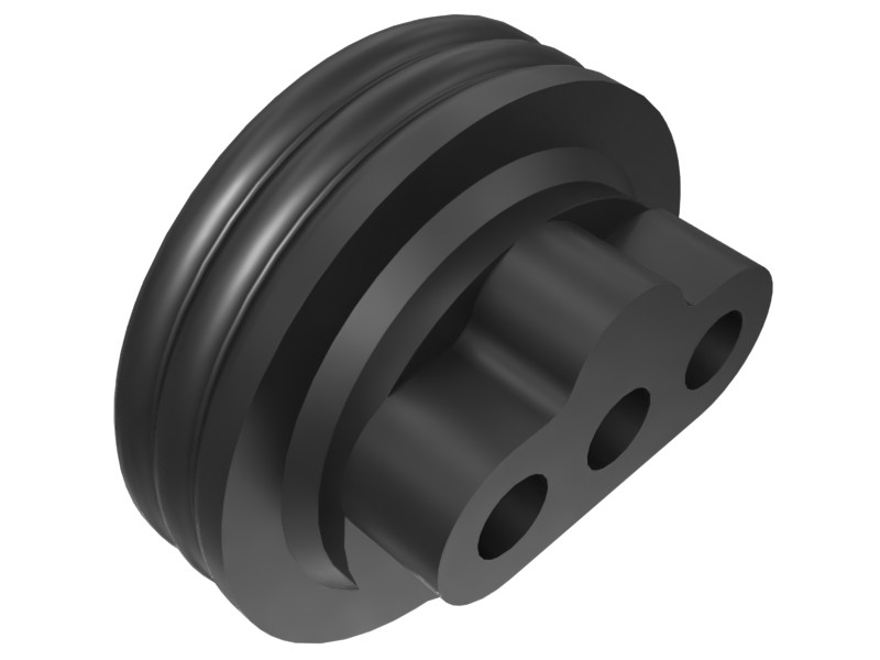 102-2244 Thermoplastic Elastomer Single Flange Grommet