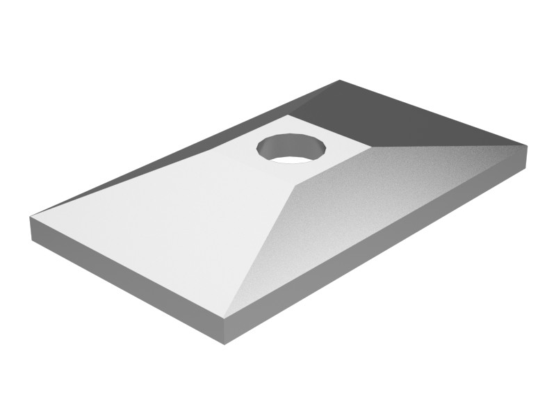 102-8703 3 mm Thick Clamp Cover Plate