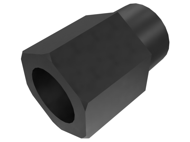 112-3231 Hex Head Threaded Straight Electrical Adapter