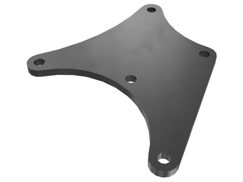 113-0645 8 mm Thick Exhaust Manifold Bracket