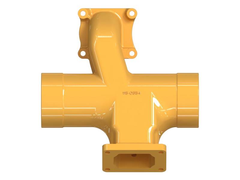 115-0554 Intermediate Exhaust Manifold - image 3