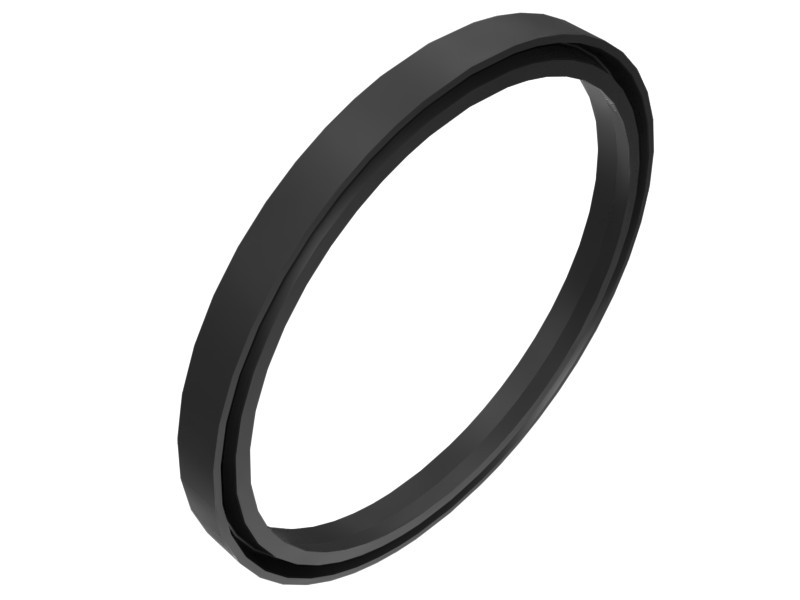 121-1371 100 mm ID Plastic U-Cup Seal