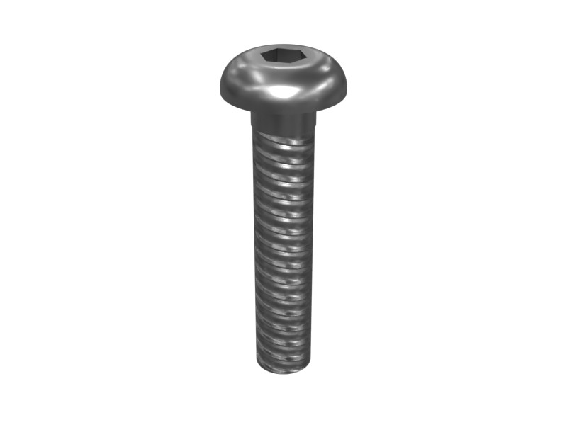 123-0707 20 mm Long Button Head Screw