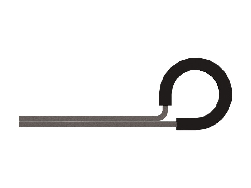 124-0174 11.10 mm Minimum Single Tube Steel Loop Clamp - image 2