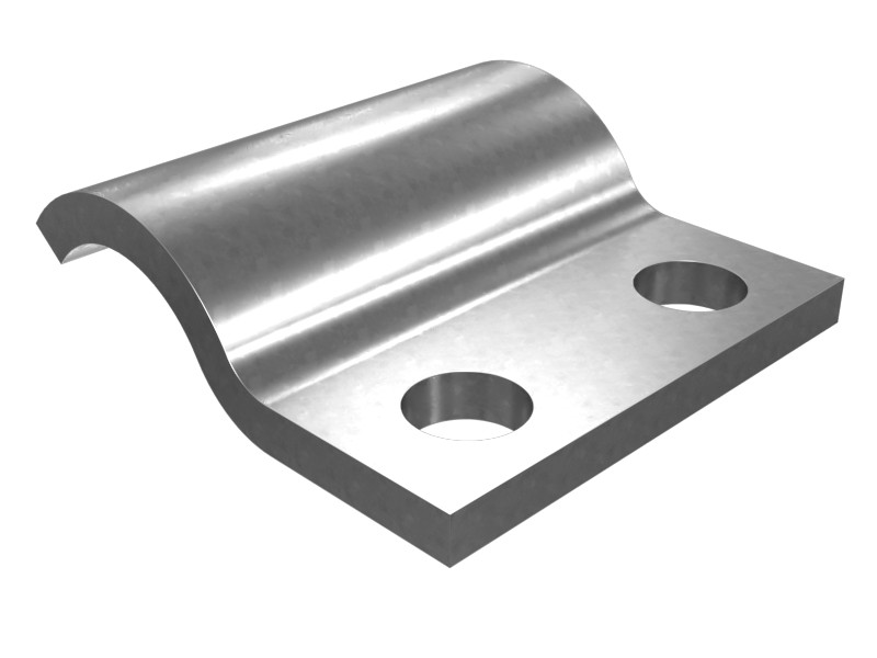 124-0909 42.80 mm ID Single Tube Half Clamp
