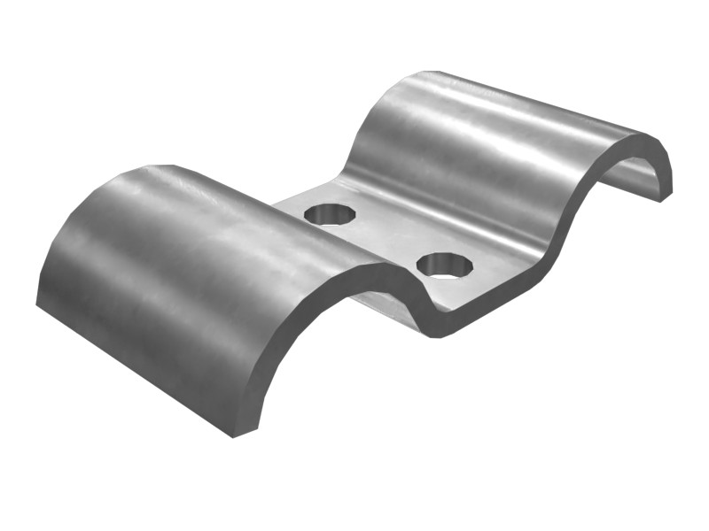 124-1106 60 mm ID Double Half Clamp
