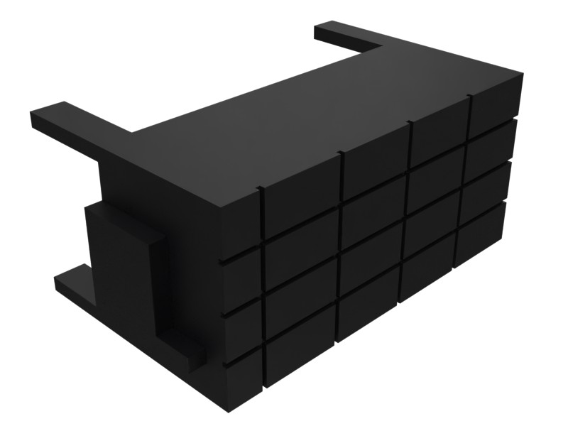 124-9636 4 Column Mini Fuse Box