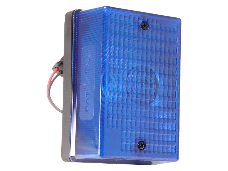 125-6794 24 V VIMS Service Indicator Blue Lens Signal Light
