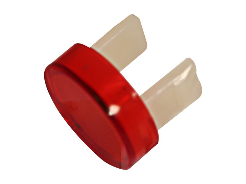 125-9943 Dash Panel Red Transparent Lens Cover