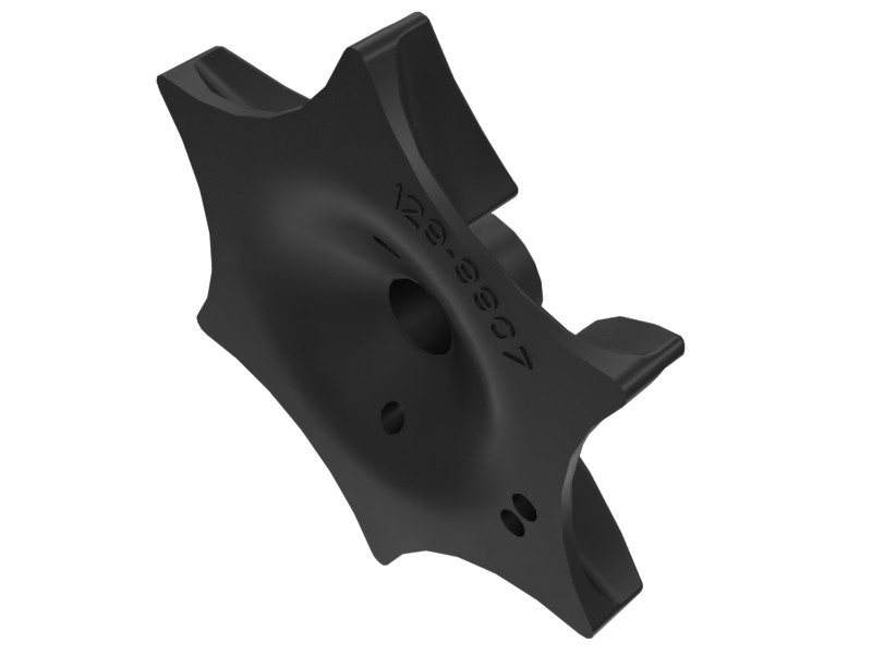 129-9907 6 Vane Water Pump Impeller