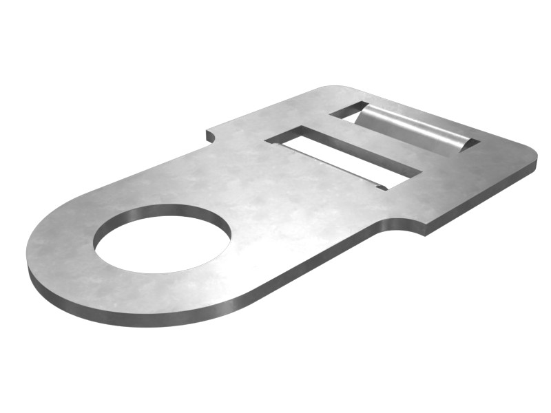 130-5301 1.5 mm Thick Trapezoidal Clamp