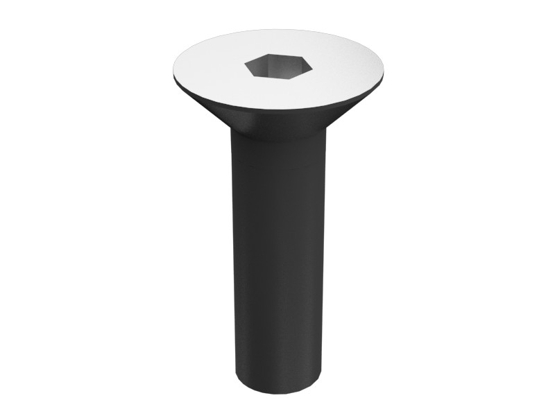 131-3539 30 mm Long Flat Head Hex Socket Square Drive Screw