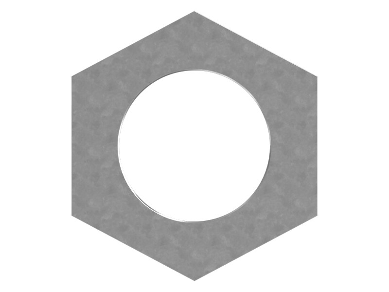 132-7993 1" Hollow Hex Barrel Nut - image 3