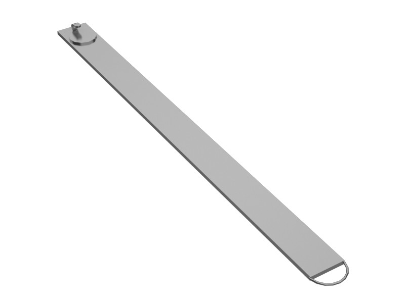 133-5954 345 mm Long Exhaust Manifold Shield Strap
