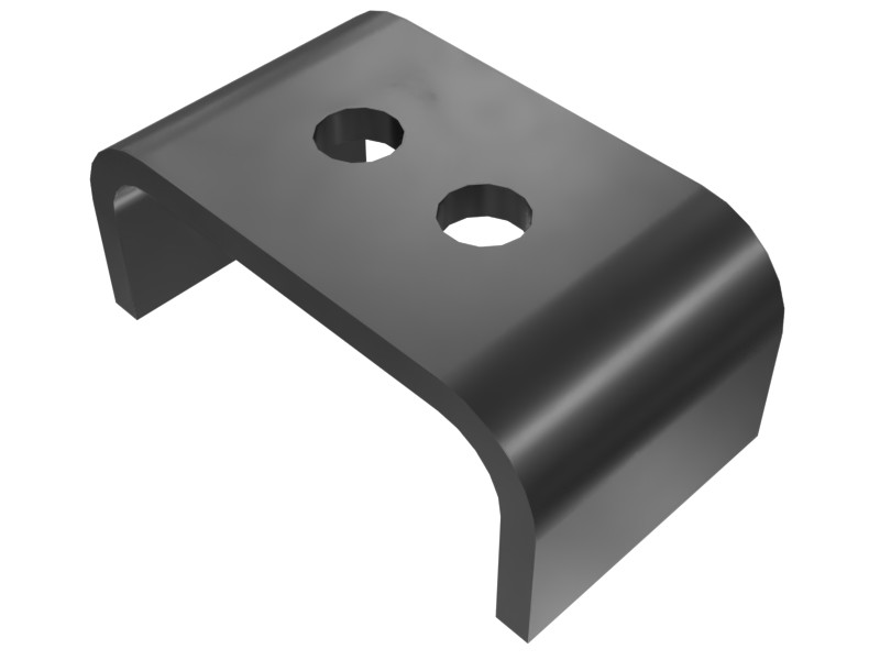 136-2437 8 mm Thick Front Idler Spring Stop Plate
