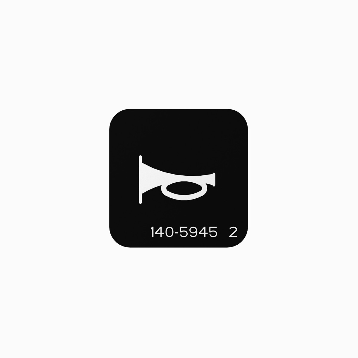140-5945 Horn Identification Decal Film - image 2