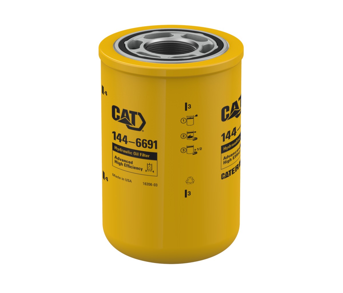 144-6691 High Efficiency Hydraulic Filter