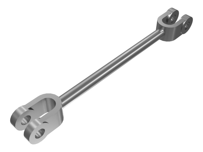 147-3712 137.2 mm Long Brake Control Valve Linkage