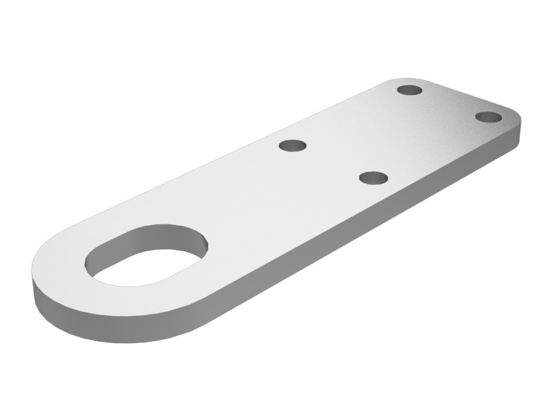154-0896 10 mm Thick Rear Engine Lifting Plate