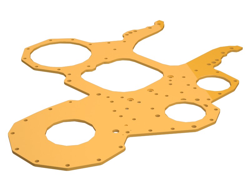 158-8881 Front Housing Front Plate