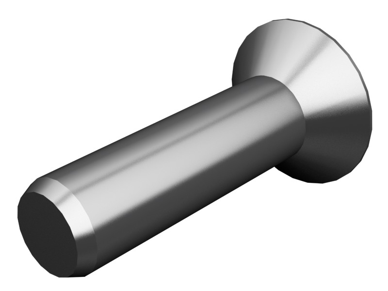 160-0018 45 mm Long Flat Head Hex Socket Square Drive Screw