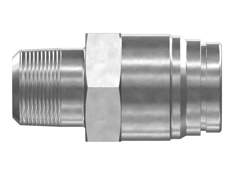 165-2138 36.70 mm Long Straight Brass Adapter - image 2