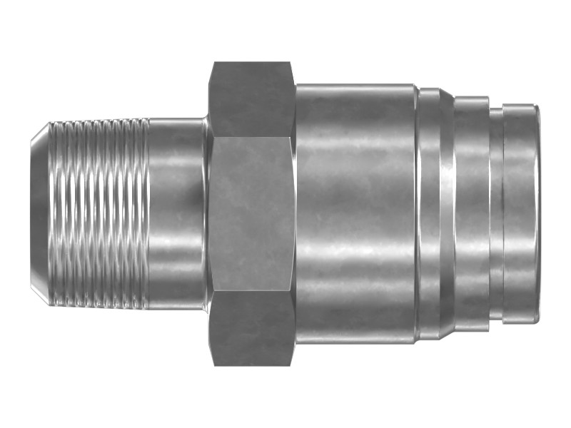 165-2138 36.70 mm Long Straight Brass Adapter - image 3