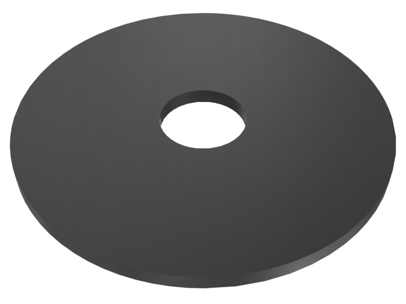 165-7095 3 mm Thick Flat Hard Washer