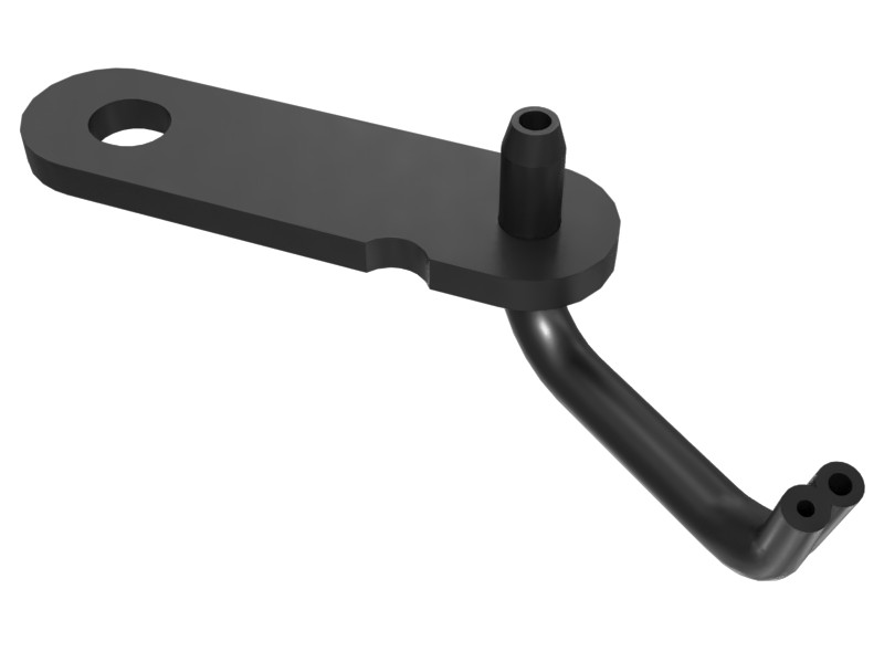 166-3657 Steel Fuel Injection Line