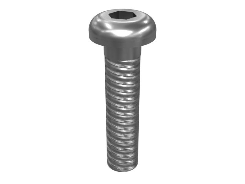 166-3777 25 mm Long Button Head Screw