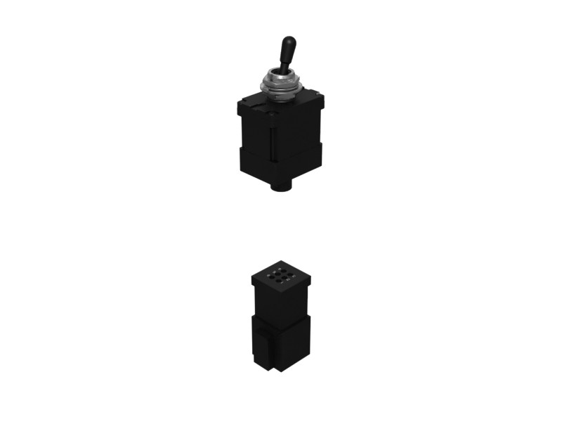 170-2512 Double Pole Double Throw 28 Volt Toggle Switch