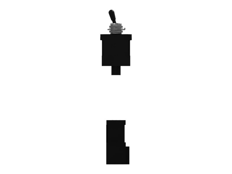170-2512 Double Pole Double Throw 28 Volt Toggle Switch - image 2
