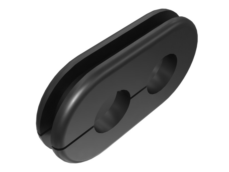 170-2901 12 mm Thick Oval Double Flange Grommet