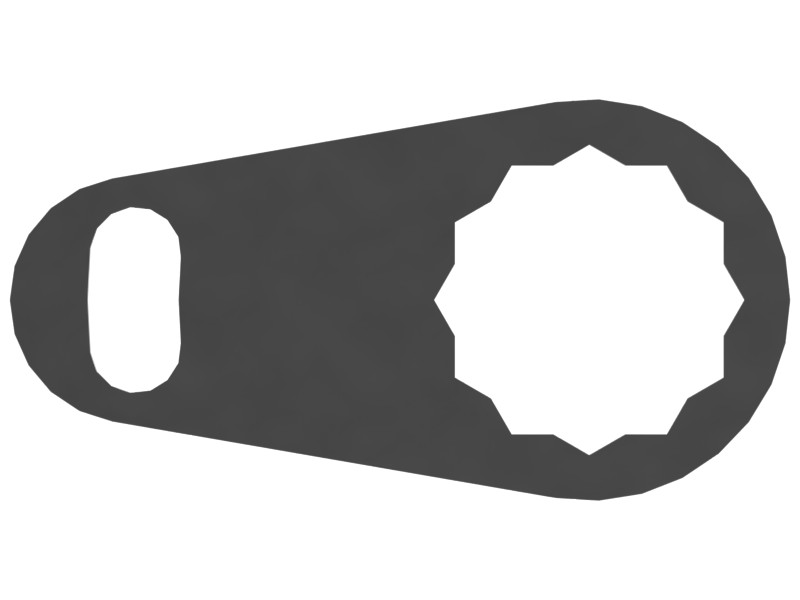 170-3447 2 mm Thick Two-Bolt Mounting Base - image 3