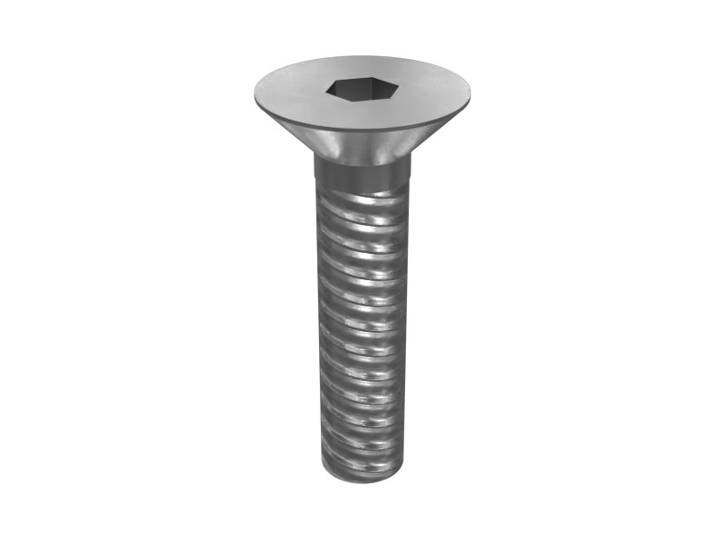 172-4013 M12-1.75 x 55 mm Countersunk Flat Head Socket Screw